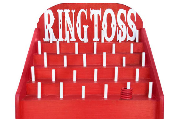 Large Plastic Tossing Rings - Great for Carnival Games & More!